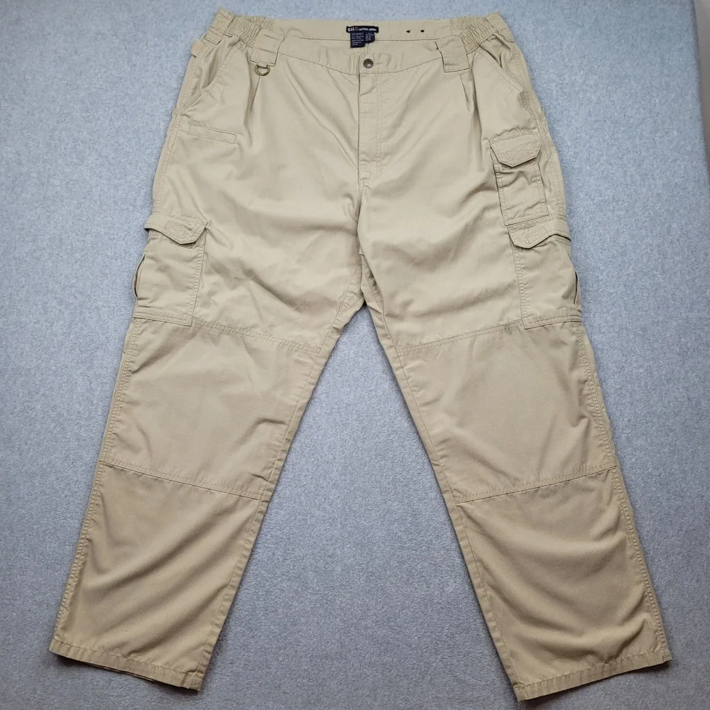 5.11 Tactical Cargo Pants Mens 44x32 Tan Ripstop Tactical‎ Series 74273 Khaki